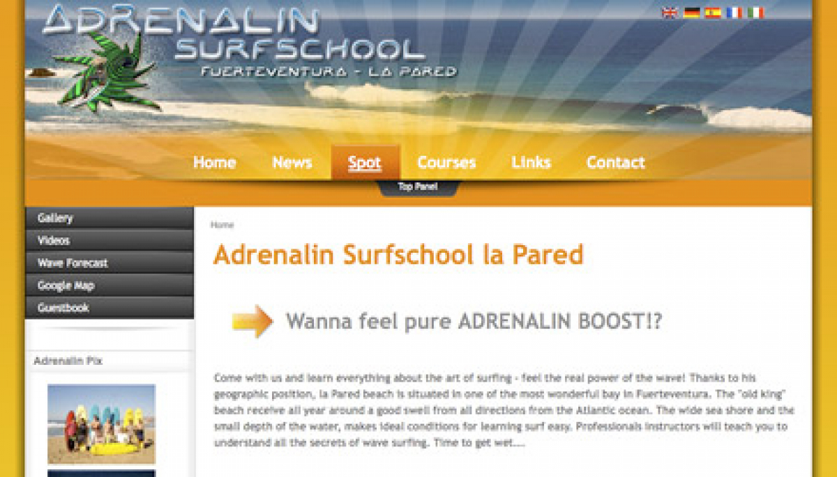 Adrenalin Surfschool - La Pared/Fuerteventura