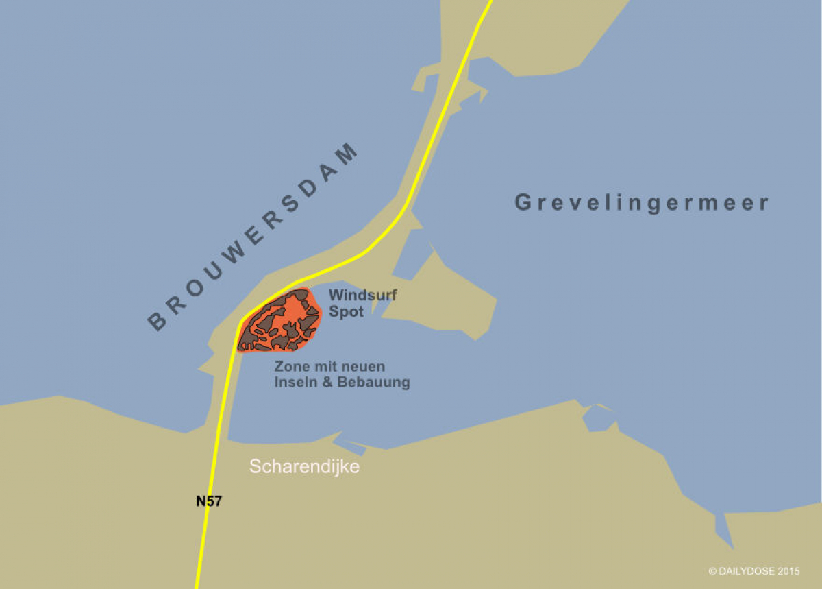Menschenkette - Brouwersdam
