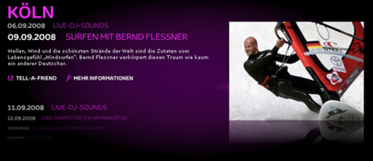 Diavortrag - Bernd Flessners Karriere