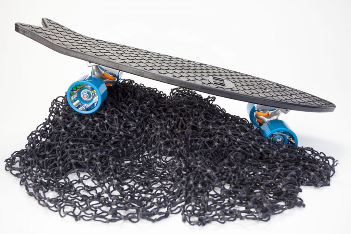 Skateboards aus Netzen - Upcycling