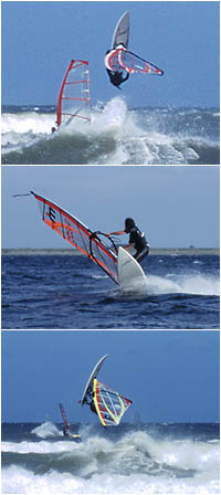 Windsurf Action in Holland