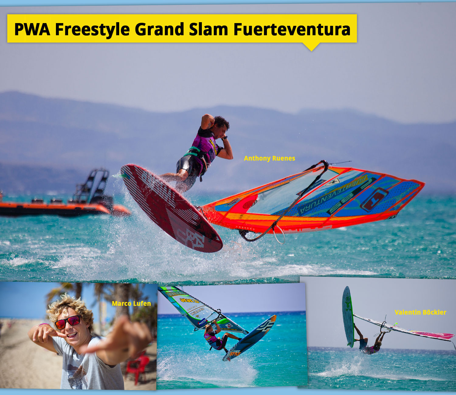 PWA Windsurf World Cup Fuerteventura 2014 - Freestyle Grand Slam