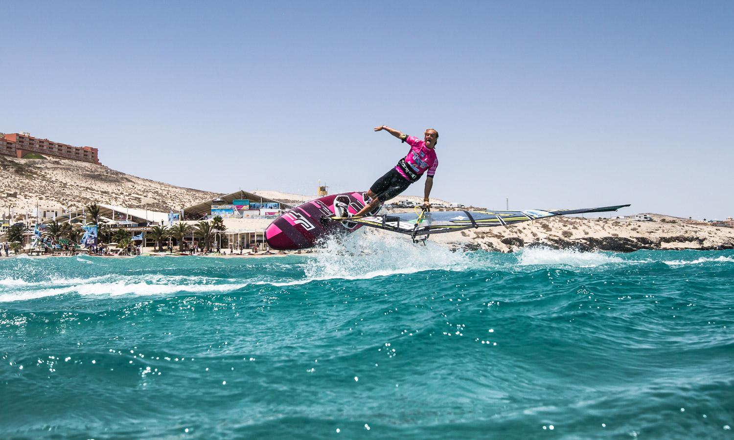 PWA Windsurf World Cup Fuerteventura 2018 - Freestyle Action am Sotavento Beach