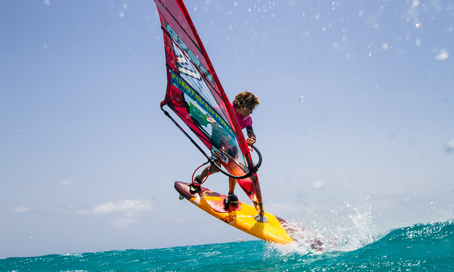 PWA Windsurf World Cup Fuerteventura 2018 - Freestyle Action am Sotavento Beach