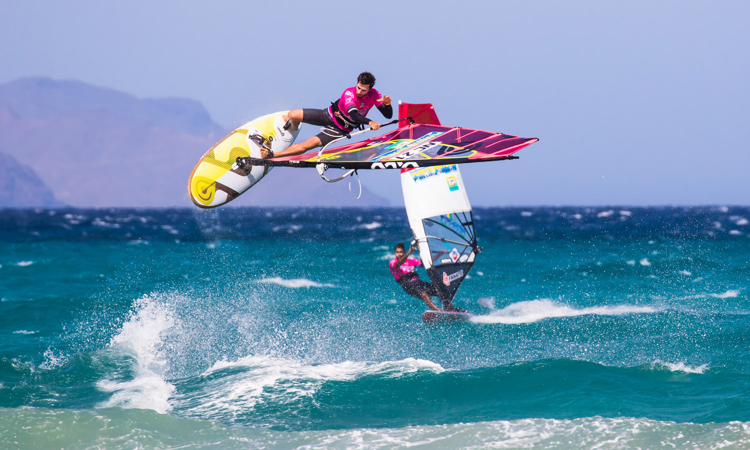 PWA Windsurf World Cup Fuerteventura 2018 - Freestyle Action am Sotavento Beach