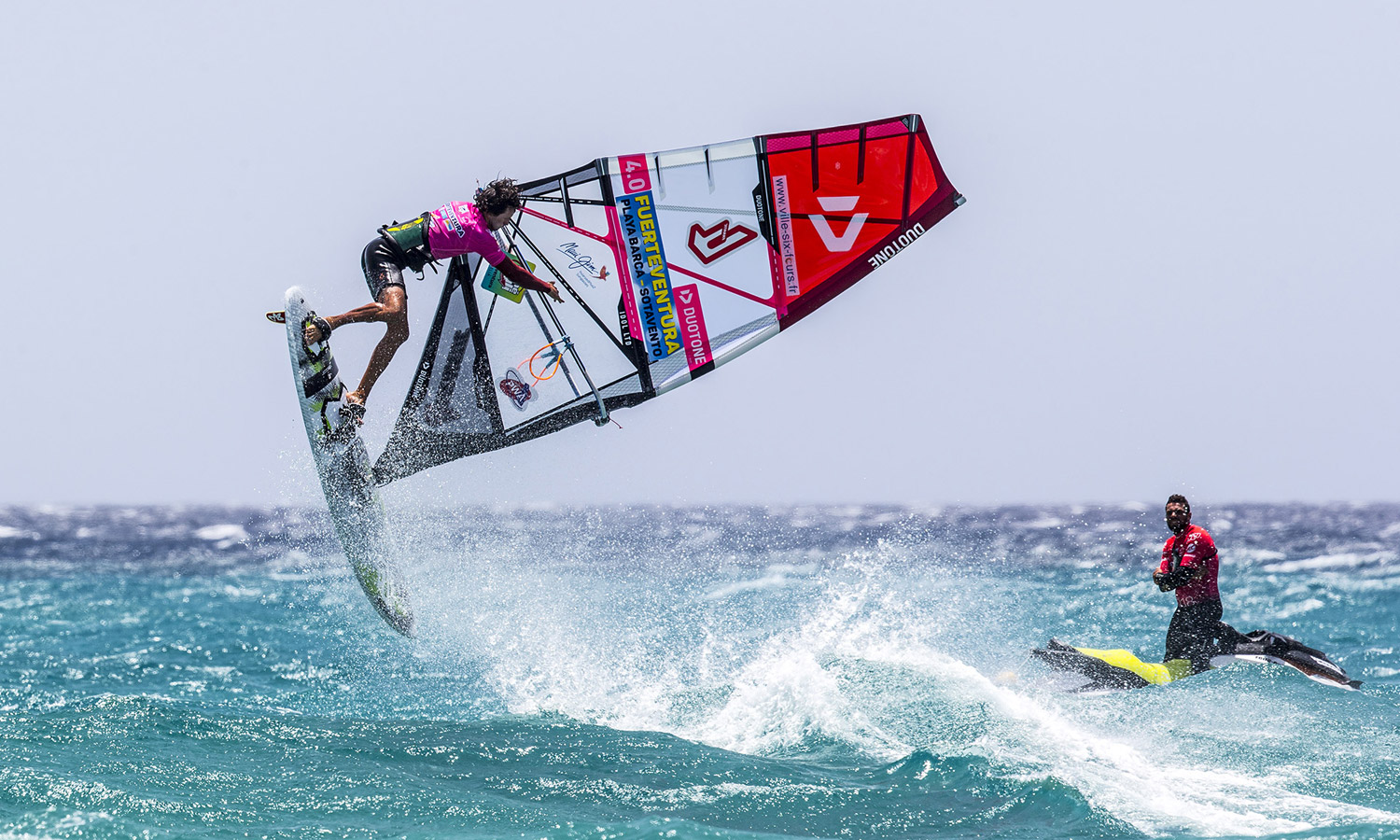 PWA Windsurf World Cup Fuerteventura 2018 - Freestyle Action am Sotavento Beach