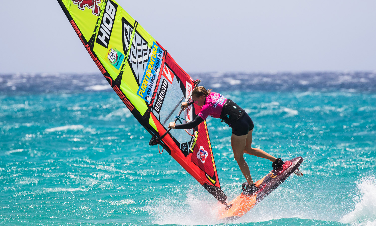 PWA Windsurf World Cup Fuerteventura 2018 - Freestyle Action am Sotavento Beach