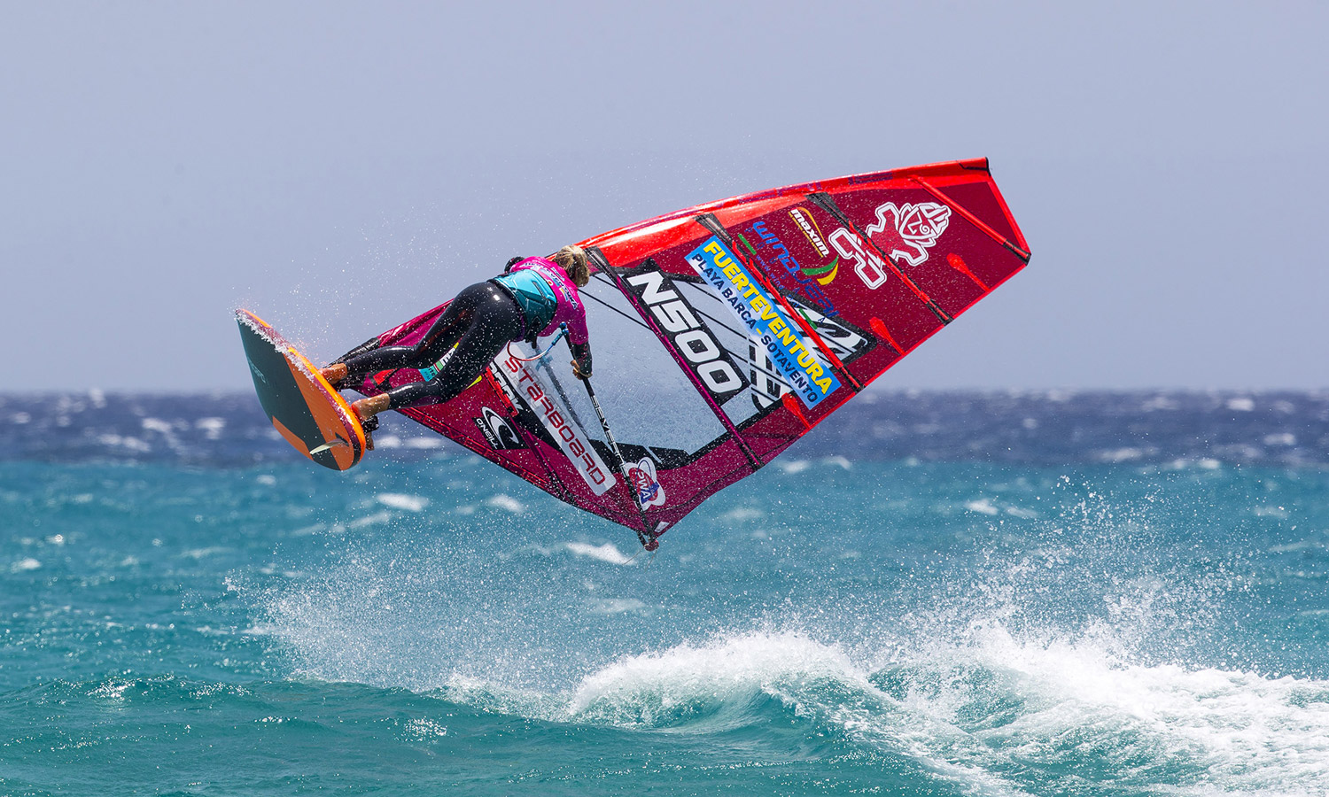 PWA Windsurf World Cup Fuerteventura 2018 - Freestyle Action am Sotavento Beach