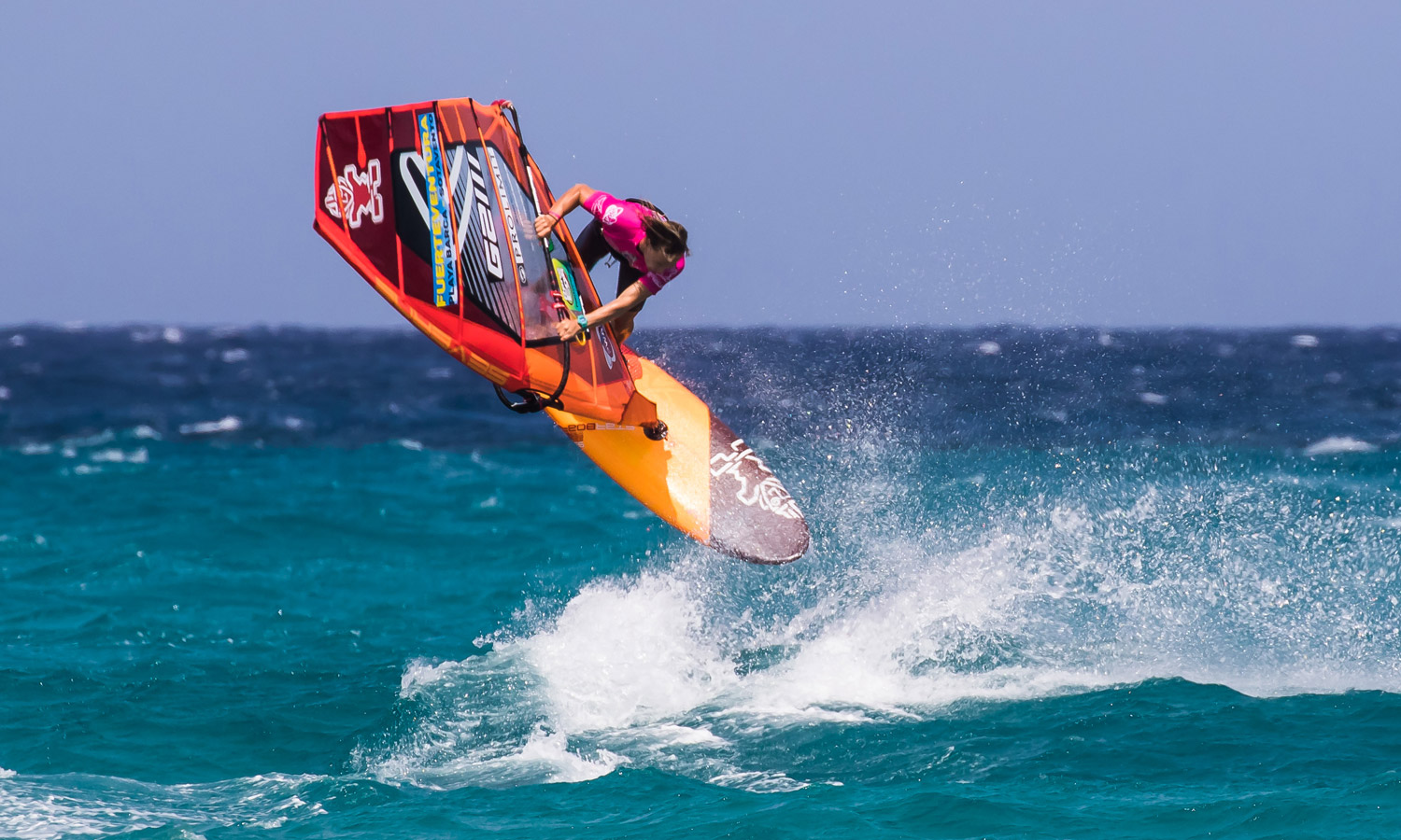 PWA Windsurf World Cup Fuerteventura 2018 - Freestyle Action am Sotavento Beach