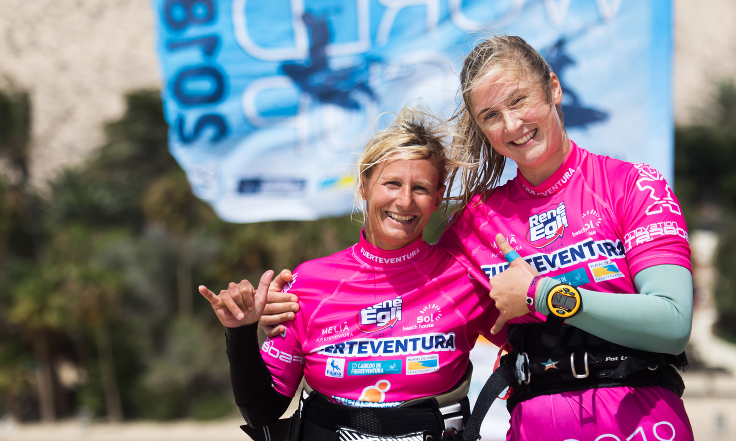 PWA Windsurf World Cup Fuerteventura 2018 - Freestyle Action am Sotavento Beach