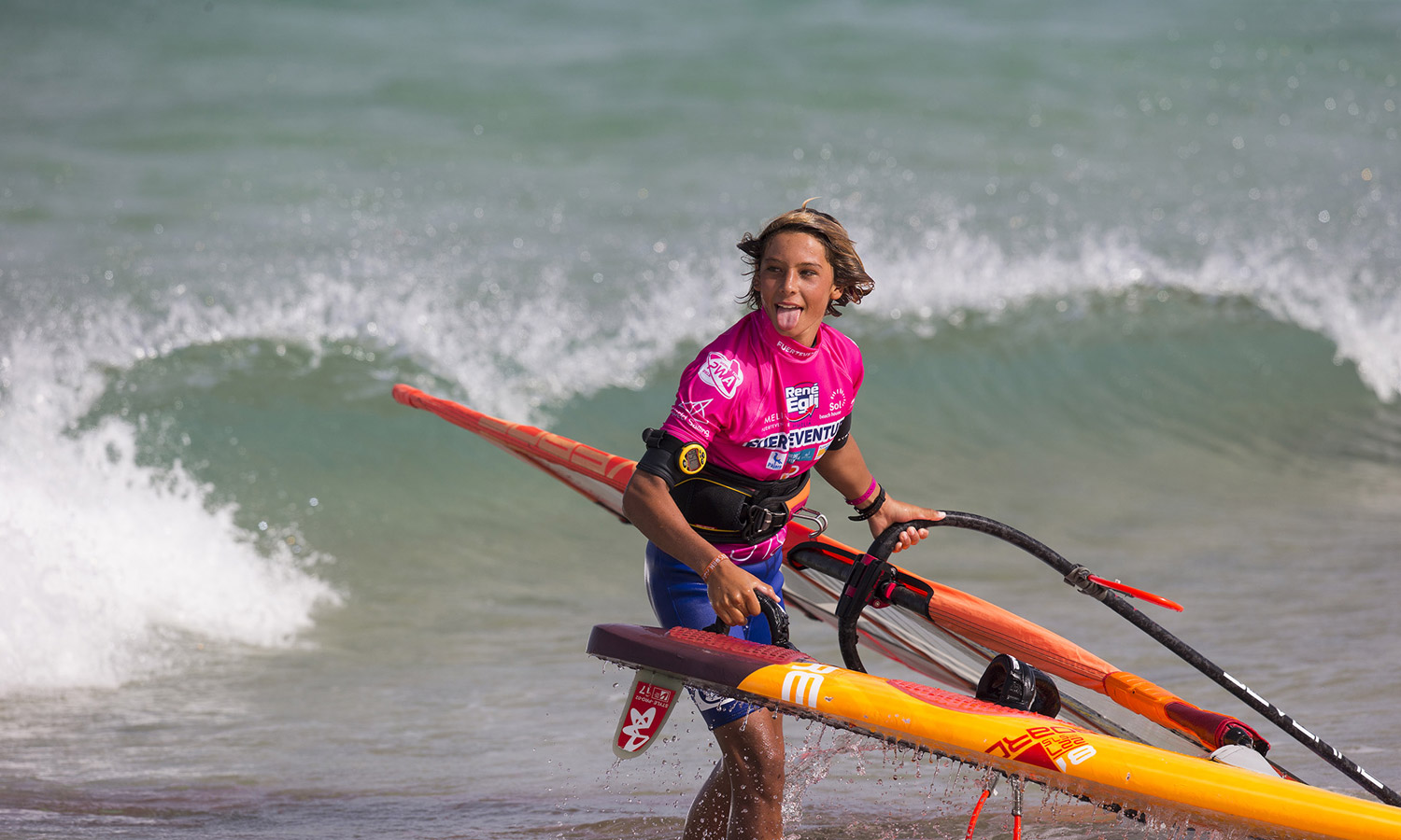 PWA Windsurf World Cup Fuerteventura 2018 - Freestyle Action am Sotavento Beach