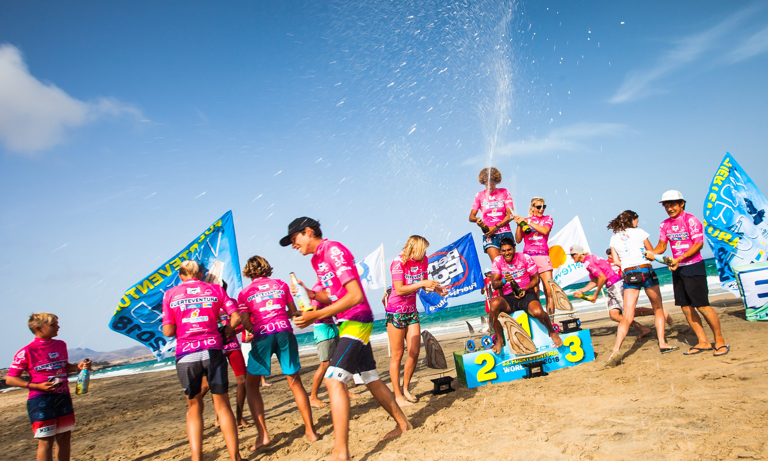 PWA Windsurf World Cup Fuerteventura 2018 - Freestyle Action am Sotavento Beach