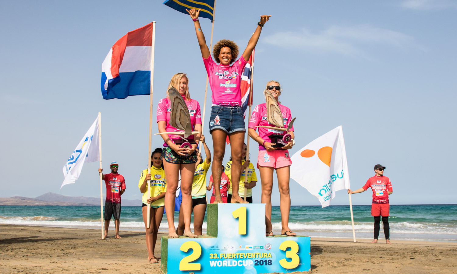 PWA Windsurf World Cup Fuerteventura 2018 - Freestyle Action am Sotavento Beach