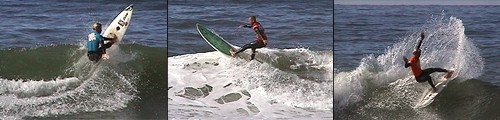 Wellenreiten am Südstrand