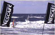 Robby Seeger und Levi Siver im Windsurf-Finale