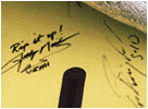 Robby Naishs Autogramm ...nur eines von hunderten