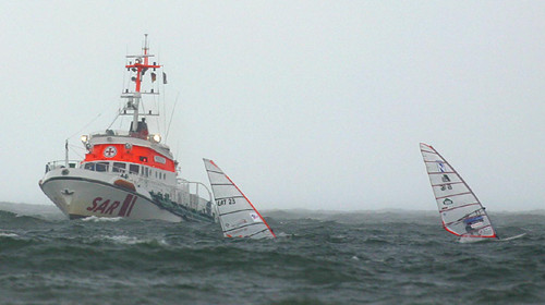 Seenot-Rettungskreuzer im Einsatz