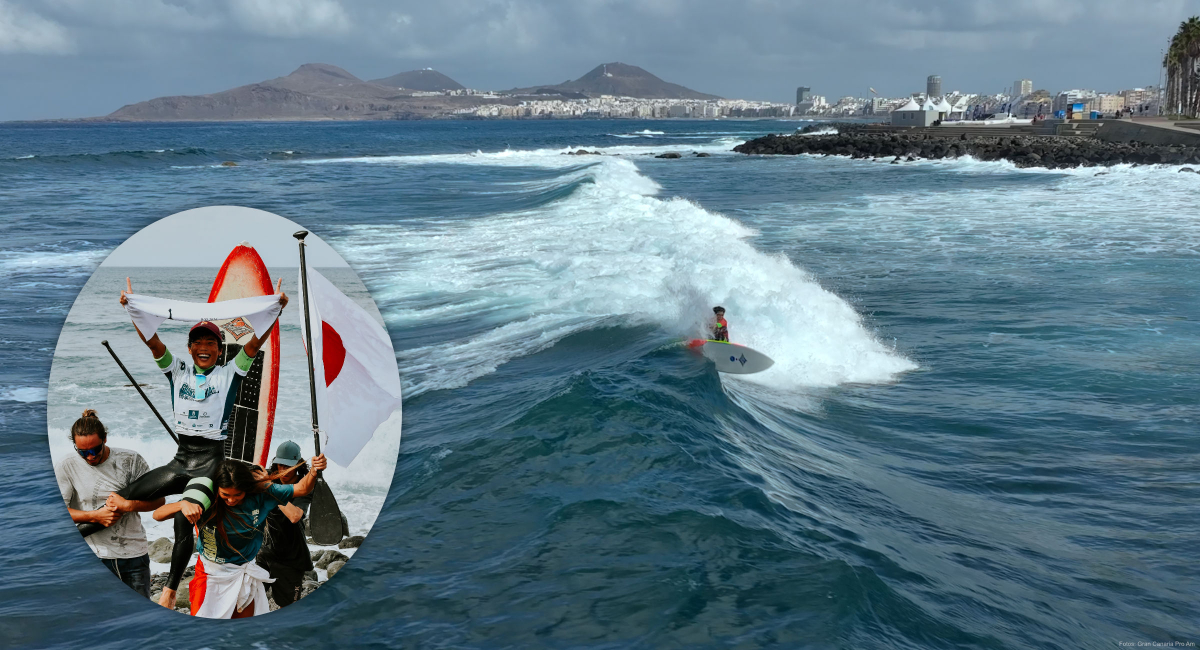 APP Gran Canaria Pro Am - Taka Inoue aus Japan schnappte sich den 2024er Titel in der Disziplin Performance Surfing