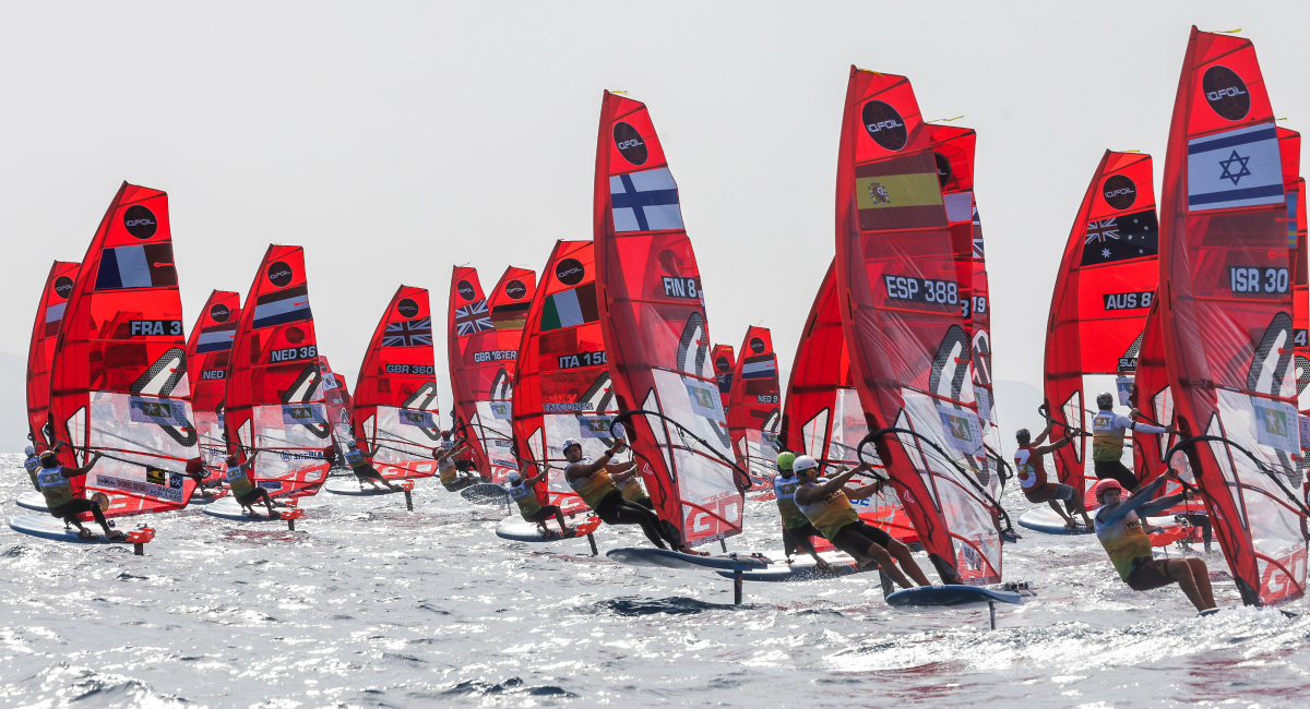 iQFOiL Weltmeisterschaft 2024 - Am Donnerstag war der Wind variabel.