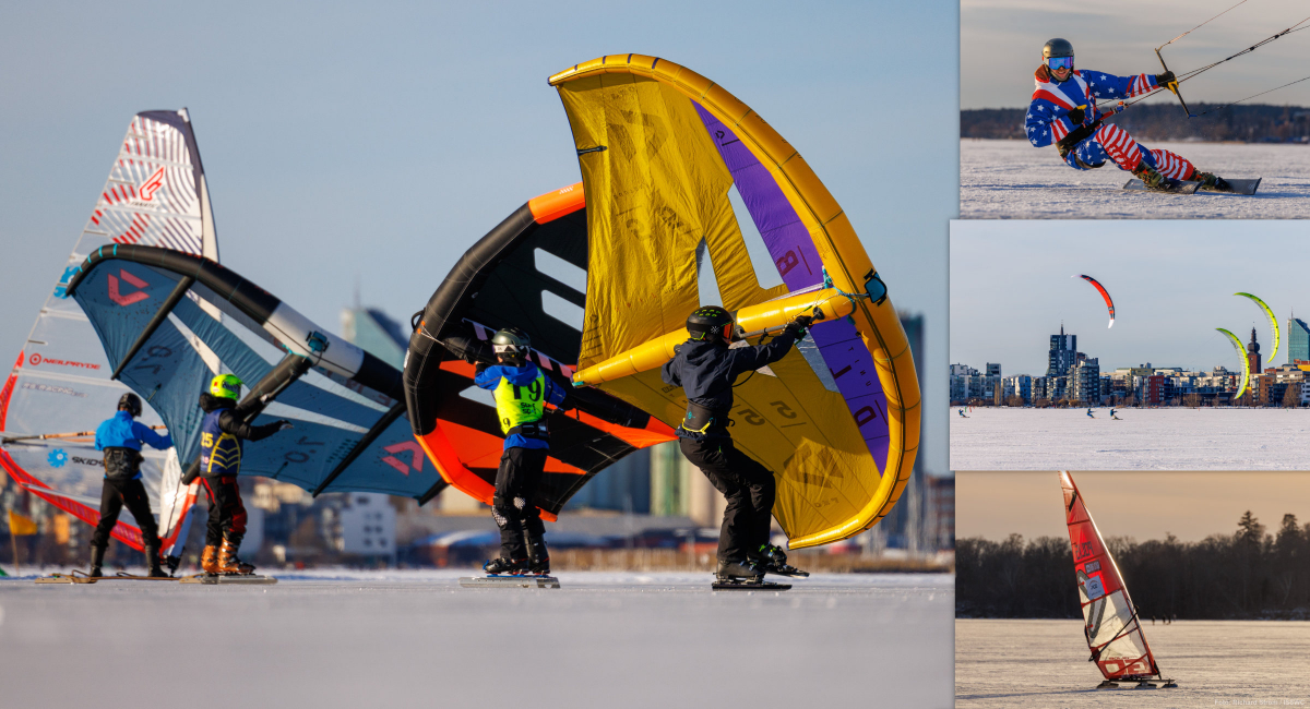 Wingfoilen auf dem Mälarsee