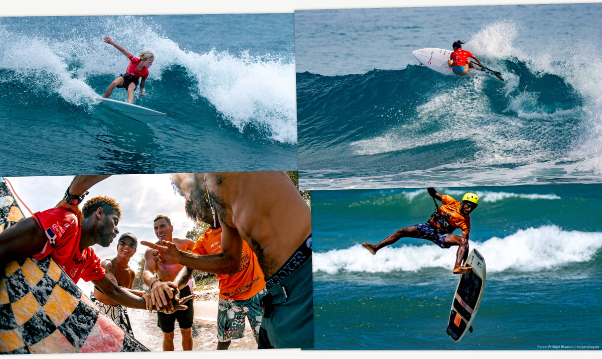 Der Contest fand nicht direkt in Cabarete, sondern am benachbarten Surfspot Encuentro statt