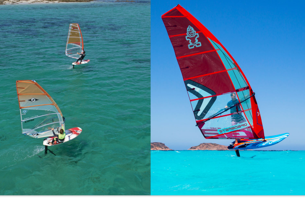 Olympisches Windsurfen - BIC Techno & iQ Foil