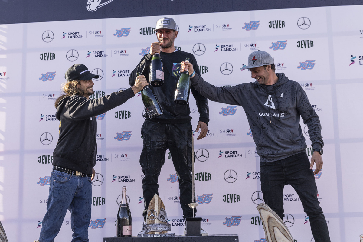 PWA Windsurf World Cup Sylt - Jacopo Testa, Adrien Bosson, Steven Van Broeckhoven