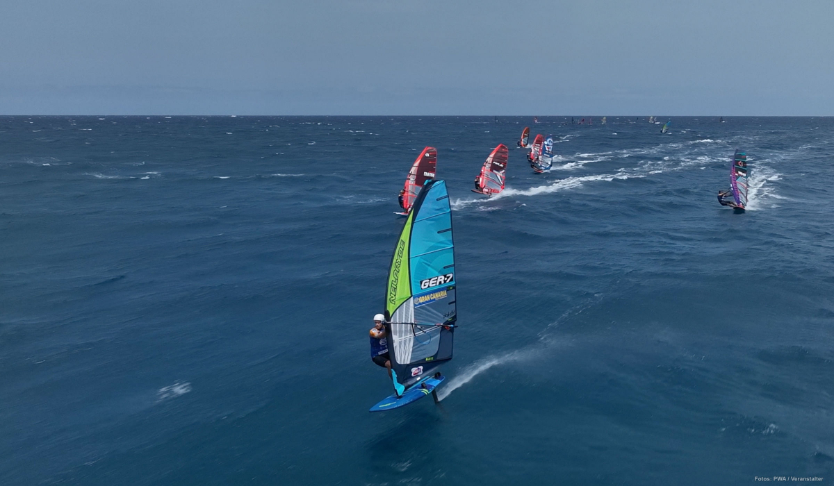 Nico Prien setzt aufs Foil. Er gewann seine erste Elimination.