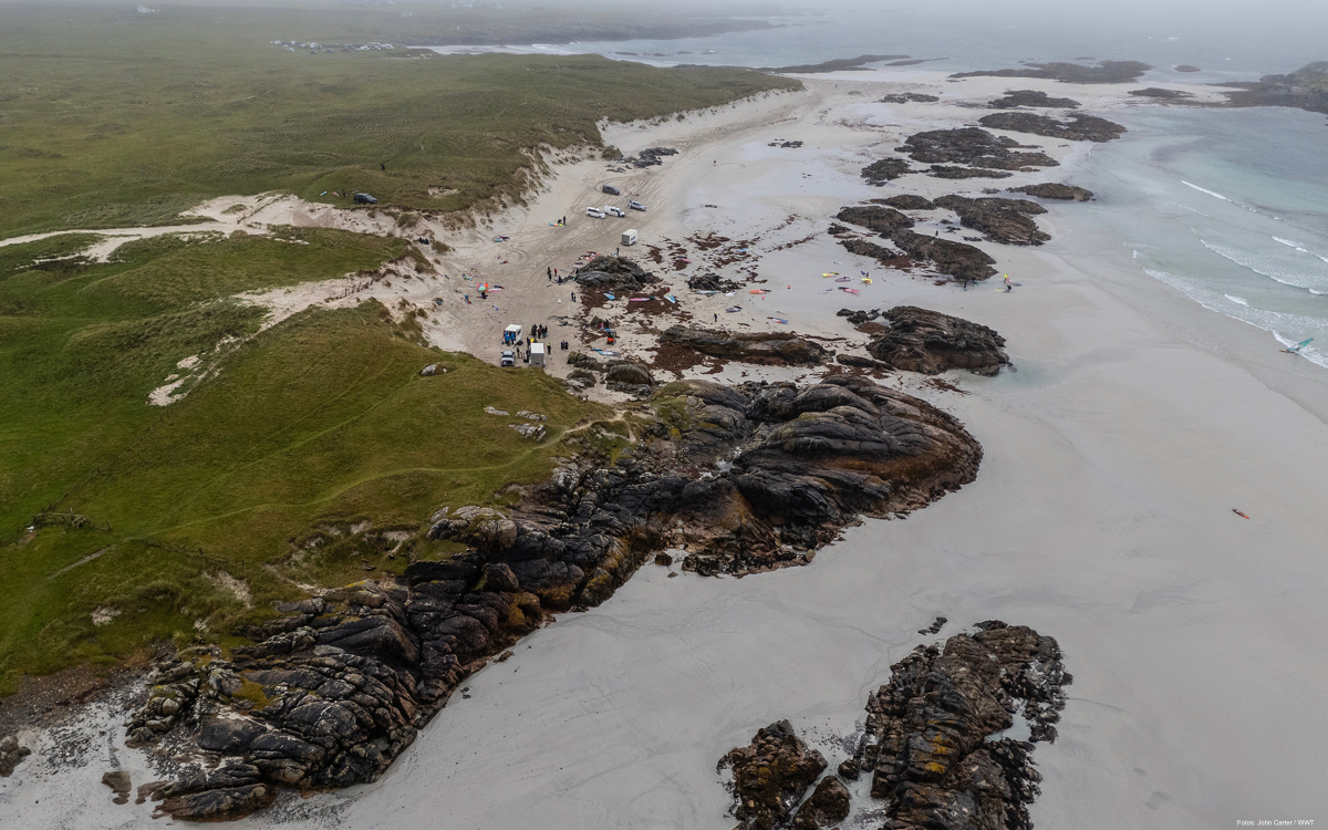 Ein aktuelles Bild der Szenerie. Weiter unten gibt es noch ein Luftbilder aus den Tagen vor dem Event.