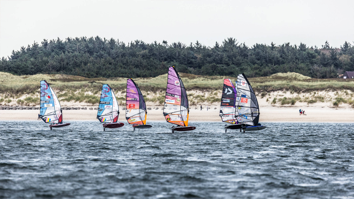 Foil Slalom vor Sylt