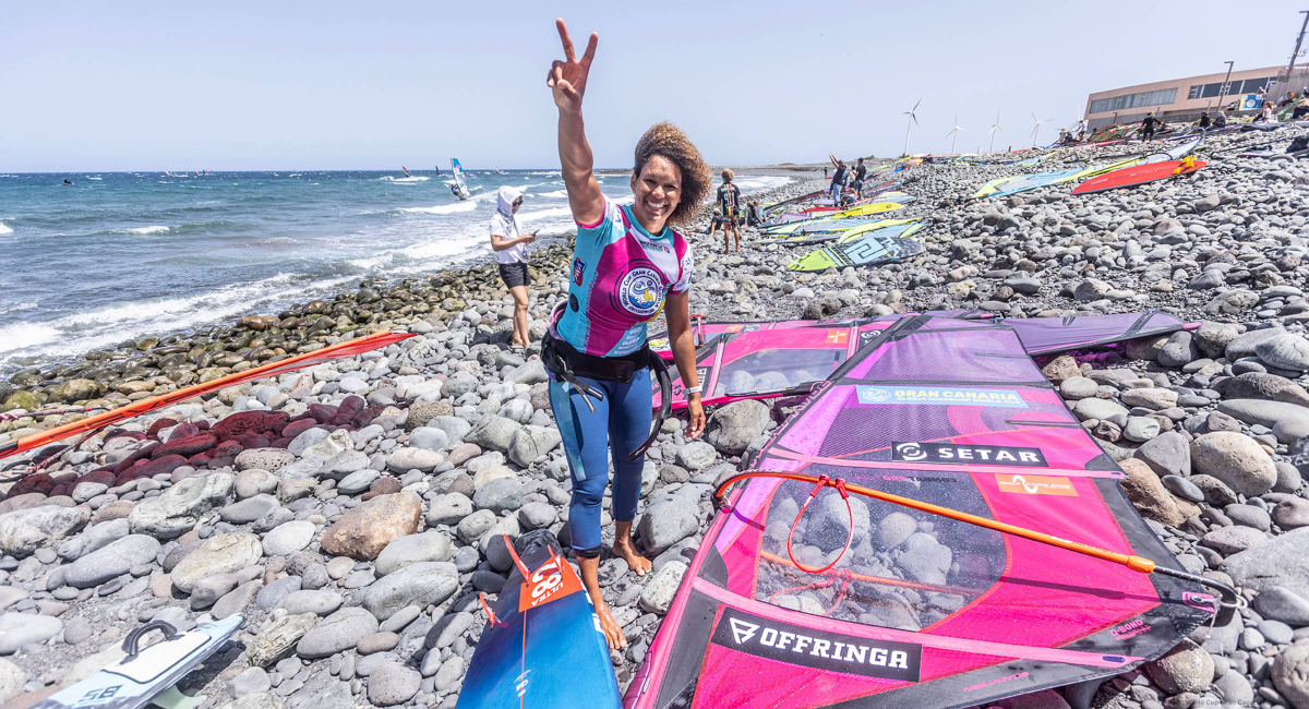 Sarah-Quita Offringa liegt auf Platz 10 der Weltrangliste. Sie hat alle bisherigen Wave-Events ausgelassen.
