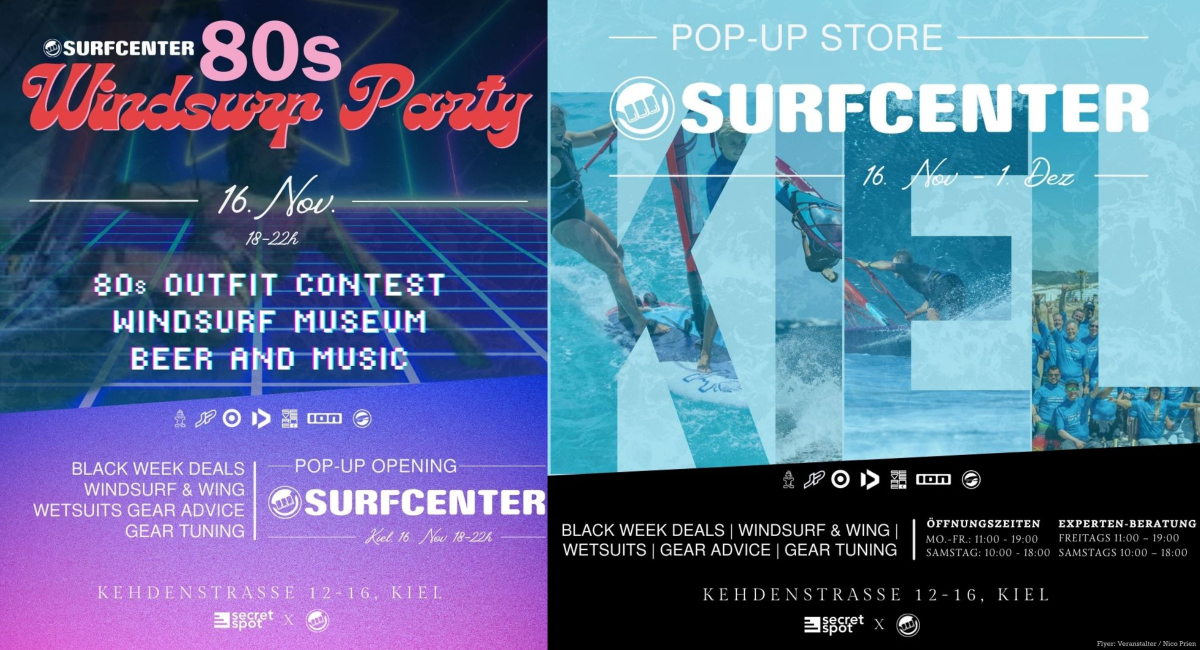 Surfcenter Pop-Up Store und Party