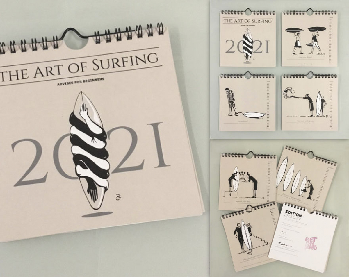 The Art of Surfing - Wandkalender