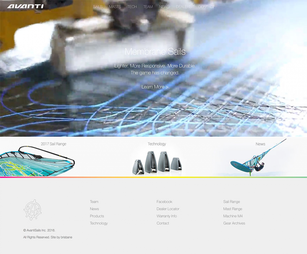 Avanti Sails - Neue Website