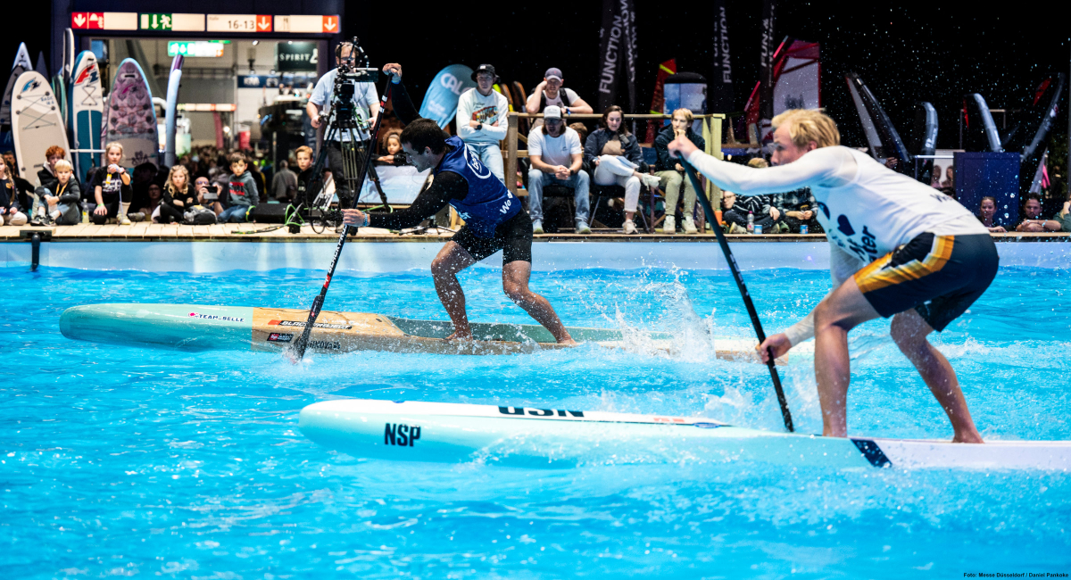 SUP World Cup auf der boot