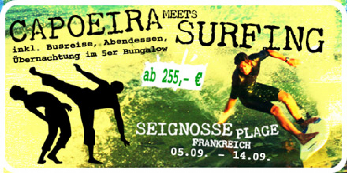 Capoeira & Surfing - Surfcamp in Hossegor