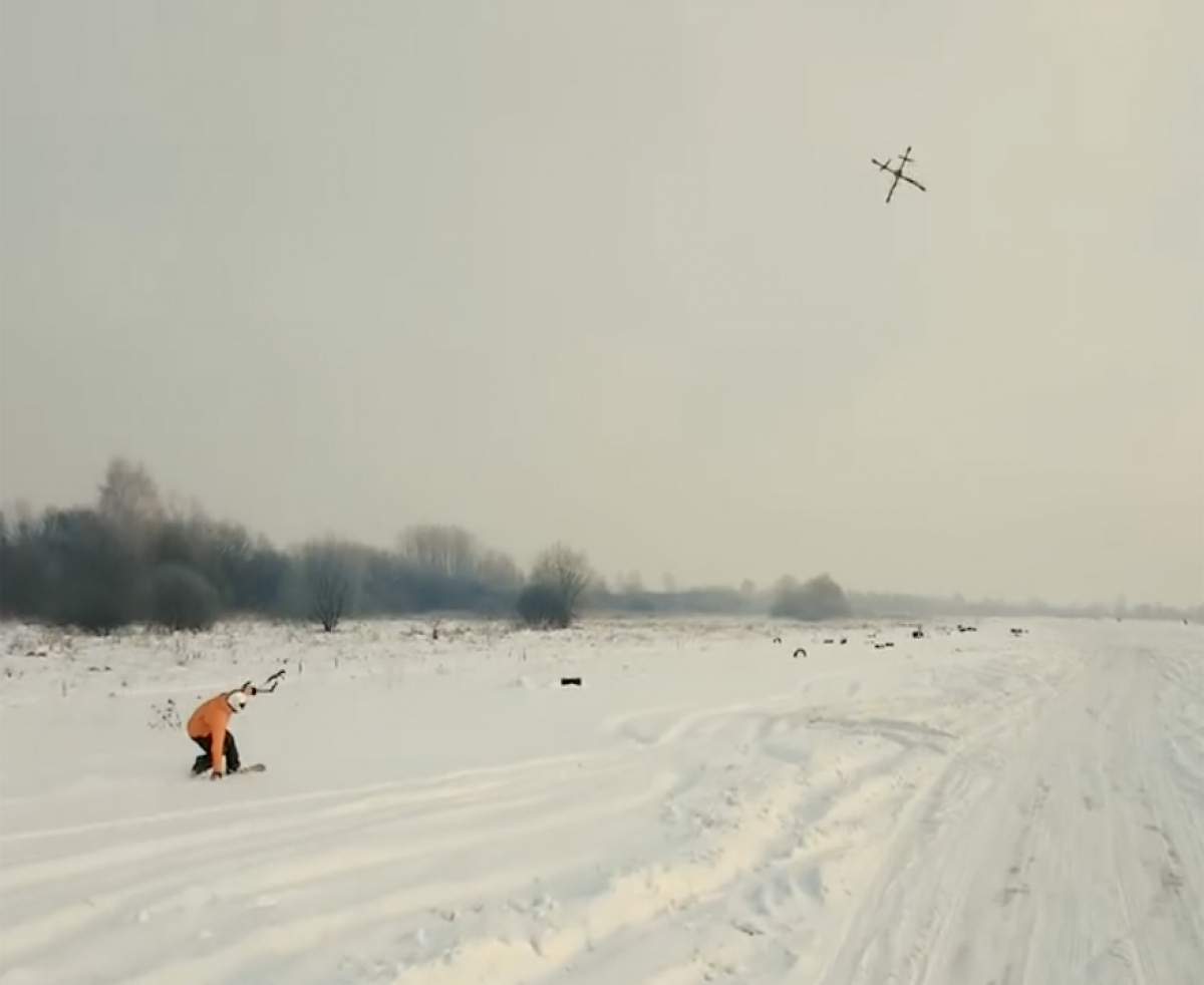 Droneboarding - Drohne statt Kite