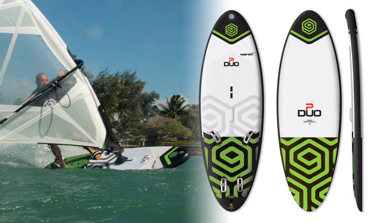 Lüftgefüllt mit Hardtail - DUO Windsurf und WindSUP