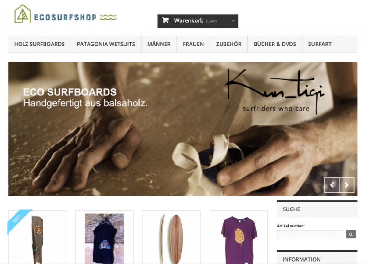 Ecosurfshop - Holzboards & Co.