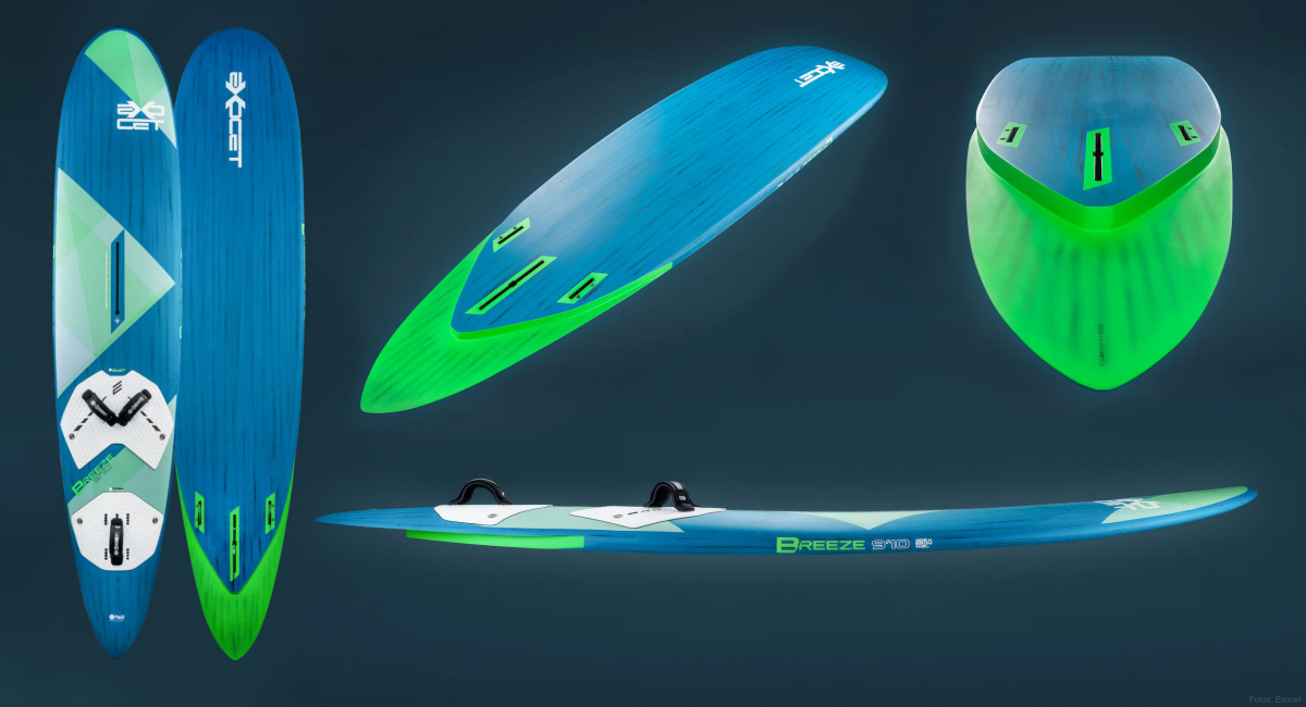 Exocet Breeze - Große Waveboards für Leichtwind