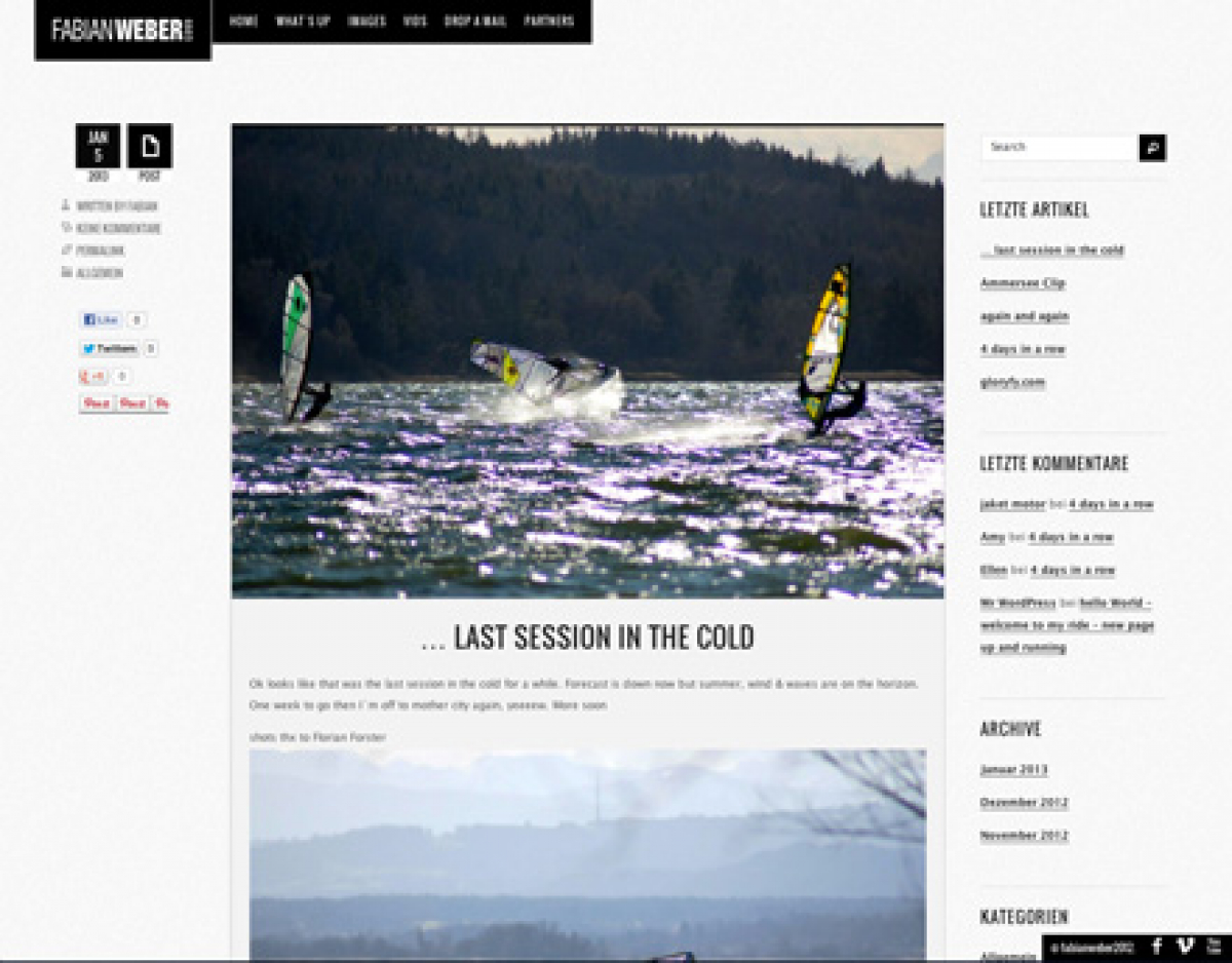 Fabian Weber - Neue Website