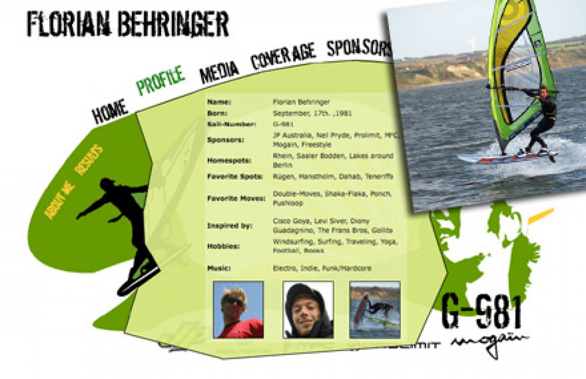 Florian Behringer - neue Website & Sponsoren