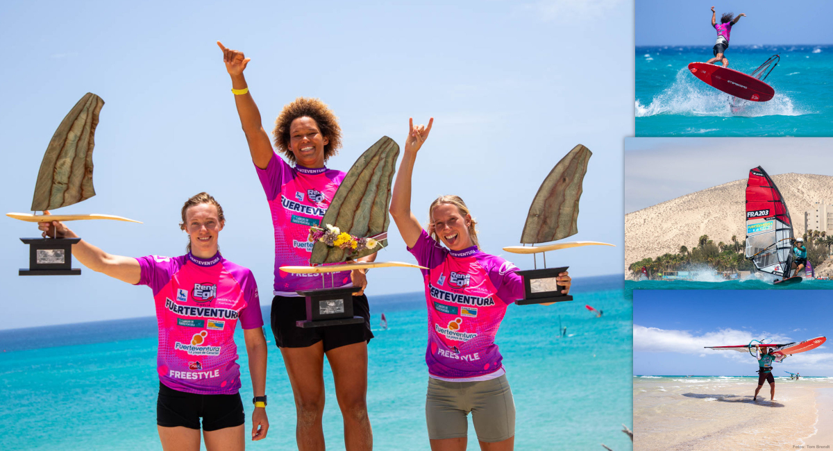 Turquoise waters, strong winds, white sandy beaches—the World Cup on Fuerteventura is a highlight on the PWA calendar