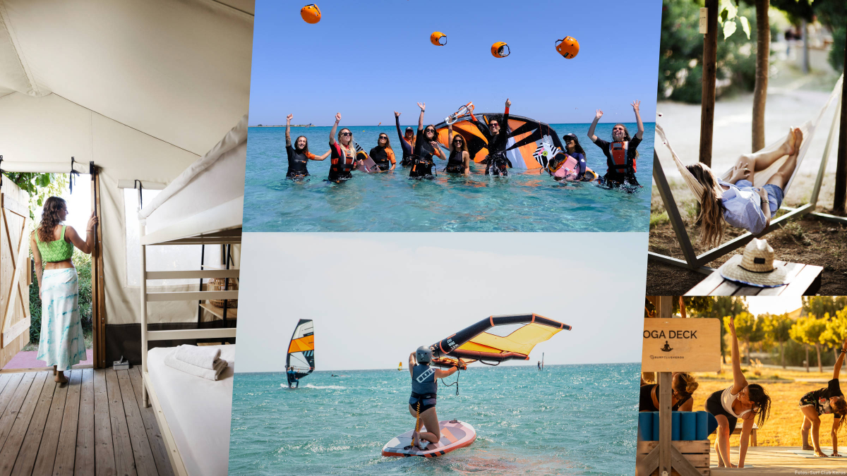 Bikini Tribe Camps im September beim Surf Club Keros