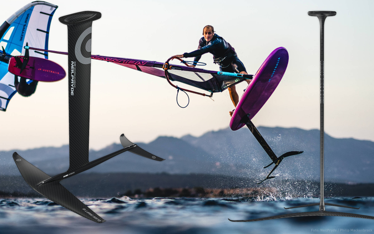 Glide Swift Carbon Foil fürs Windfoilen, Wingen und SUP-Foilen