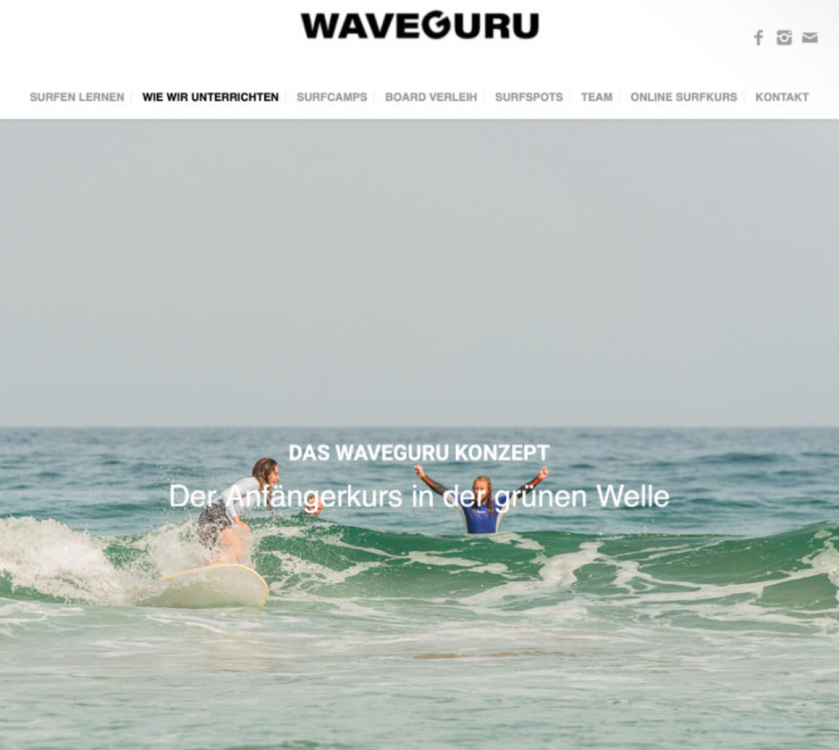 Grüne Welle - Waveguru Surfcamp