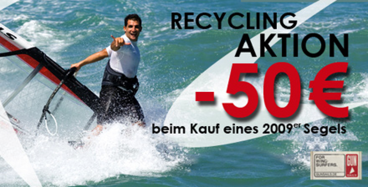 Segel Recycling - bei GUN SAILS