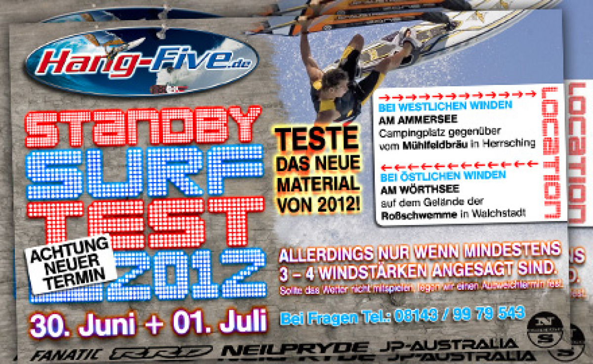 Standby Surftest - Ammersee oder Wörthsee