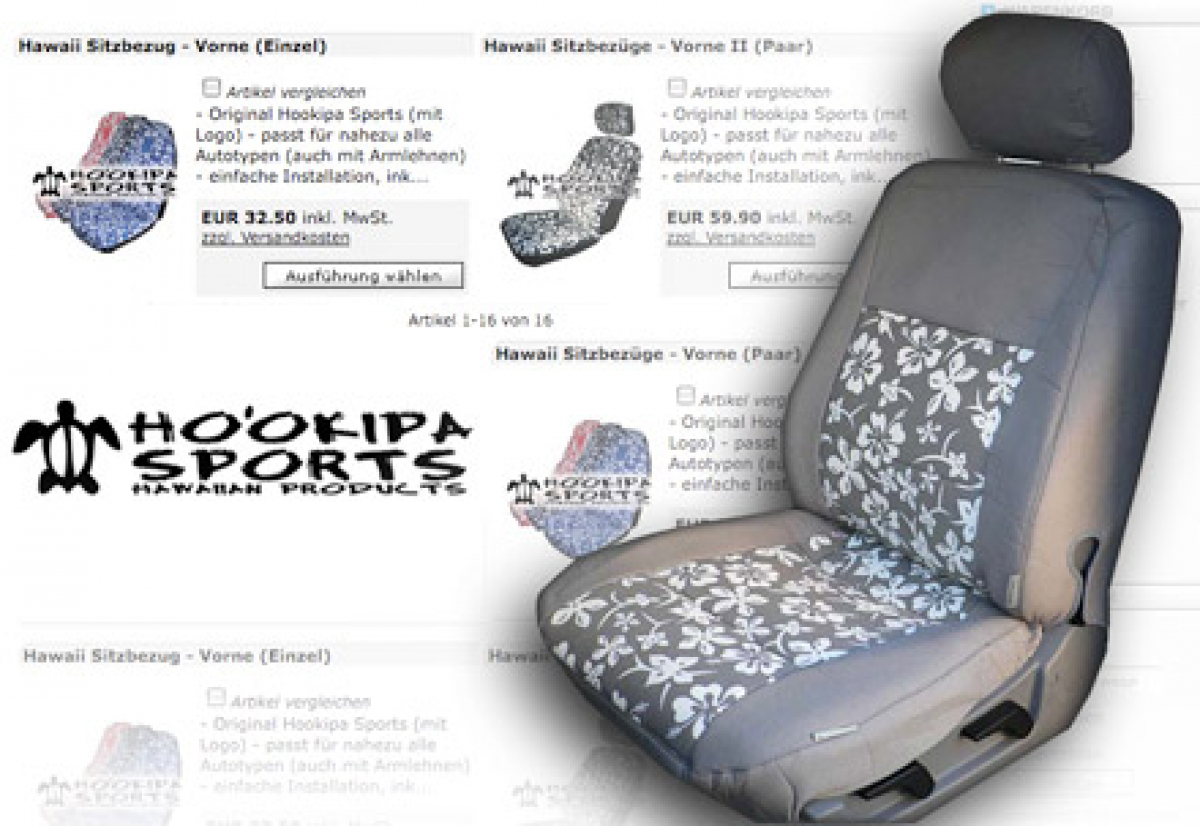 Hawaii Seatcovers - für den VW-T5