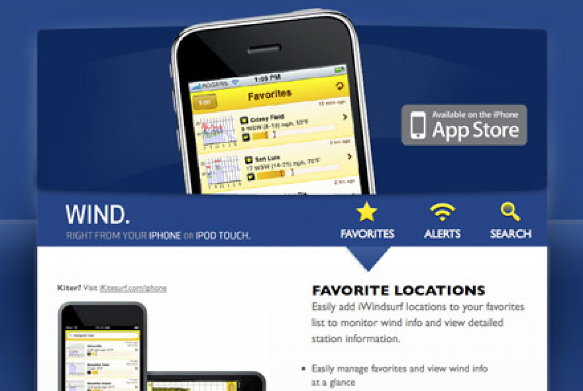Wind Application - iPhone & iPod Touch